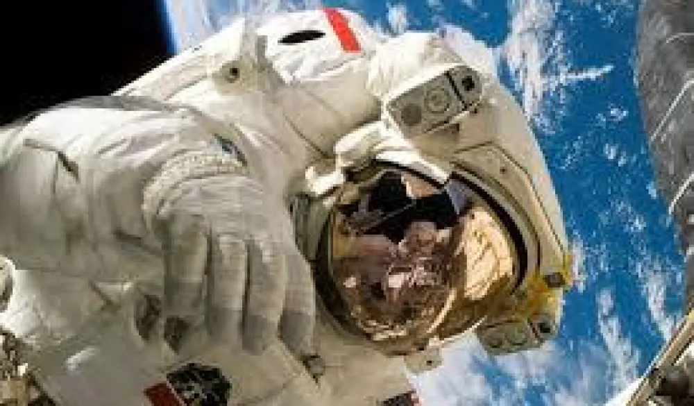 Astronauti, ilustracija