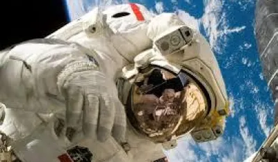 Astronauti, ilustracija