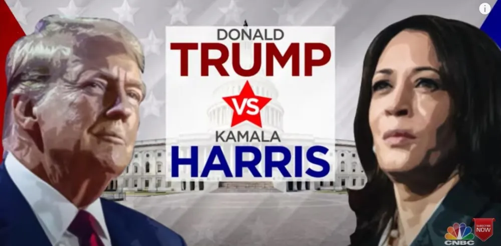Donald Tramp i Kamala Haris