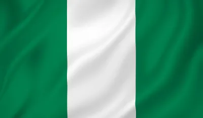 Nigerija, zastava, ilustracija