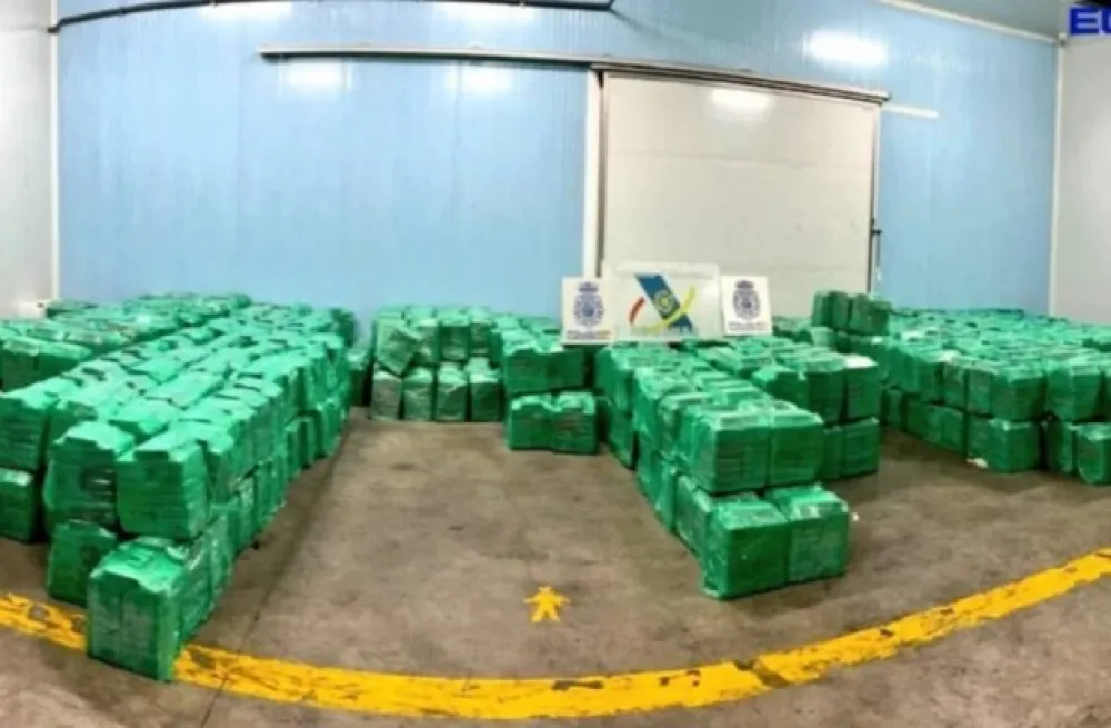 U &Scaron;paniji zaplijenjeno 13 tona kokaina Balkanskog kartela: Drogu skrivali među bananama