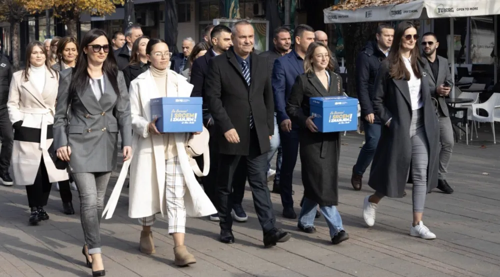 DPS predao listu u Beranama; Nedić: Obećavamo stručnost, znanje i posvećenost