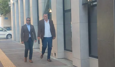  Enis Baković, dolazak na svjedočenje