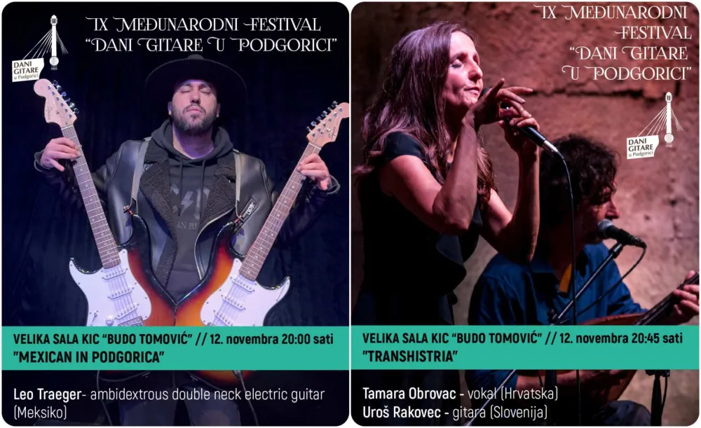 Počinju "Dani gitare u Podgorici"