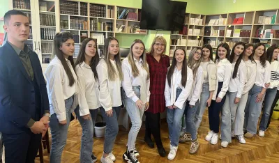 Učenici bjelopoljske SS&Scaron; odali počast velikanu Njego&scaron;u