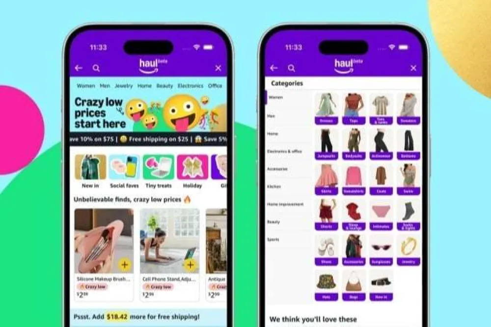 Nova aplikacija:&nbsp;Amazon pokrenuo Haul kao odgovor na Temu
