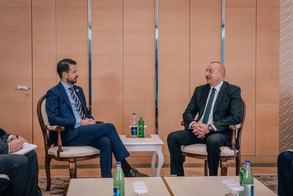 Milatović sa Alijevim: Prijateljski odnosi dobar temelj za intenziviranje ekonomske saradnje i nove investicije