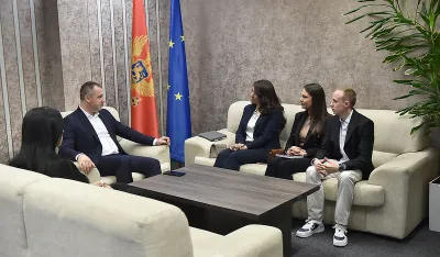 &Scaron;ćekić sa delegacijom Studentskog parlamenta UCG: Studenti da budu korektivni faktor dru&scaron;tva