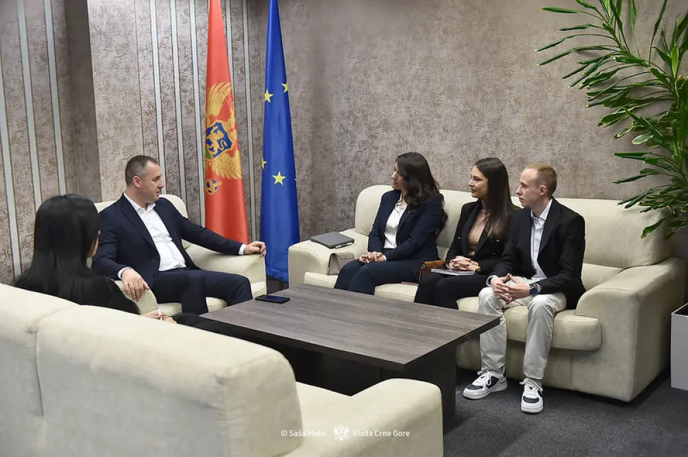 &Scaron;ćekić sa delegacijom Studentskog parlamenta UCG: Studenti da budu korektivni faktor dru&scaron;tva