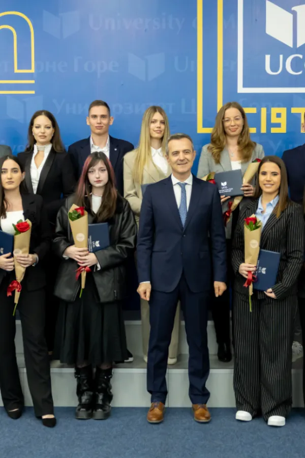 Rektor Božović najboljim studentima: Sanjajte i radite zajedno