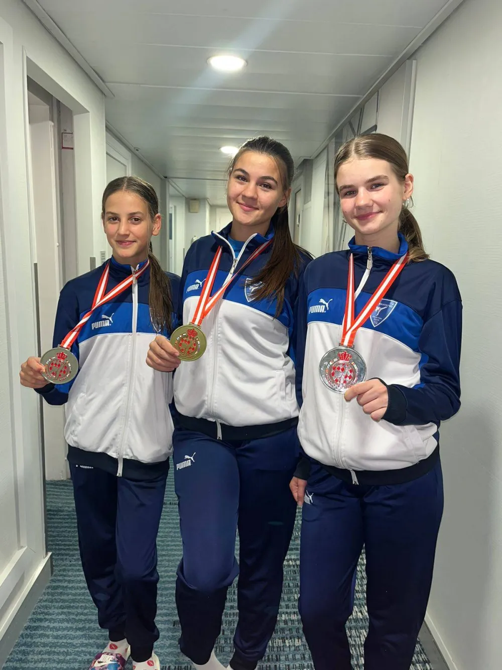 O&Scaron; "Vladika Danilo": Nevena, Andrea i Teodora donijele medalje iz Monaka