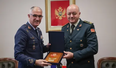 (FOTO) Komandant NATO CAOC u posjeti Crnoj Gori
