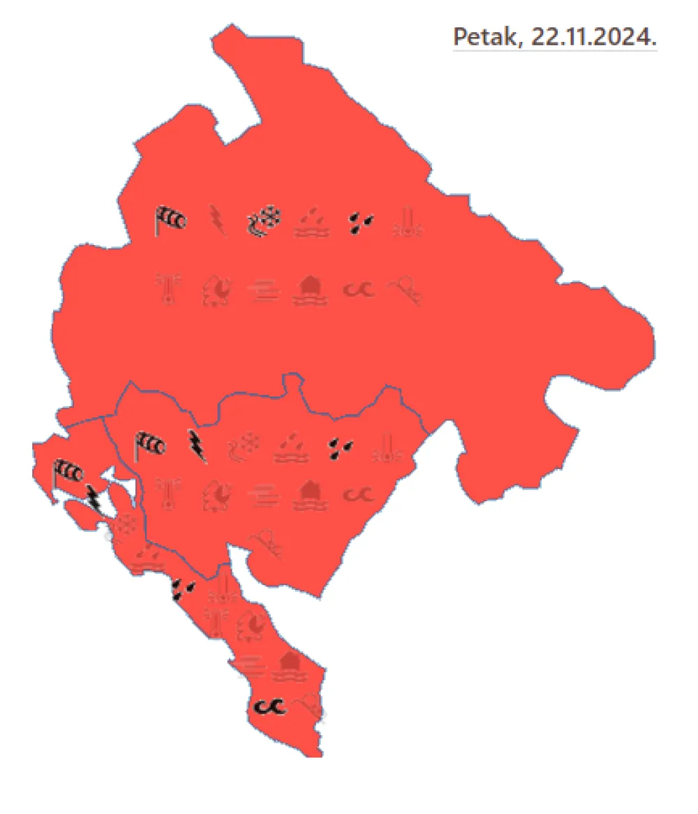 Danas crveni meteoalarm: Pljuskovi i grmljavina, do 19 stepeni