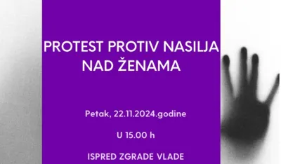Ispred Vlade protest protiv nasilja nad ženama