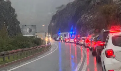 Udes kod tunela Sozina: Ima povrijeđenih