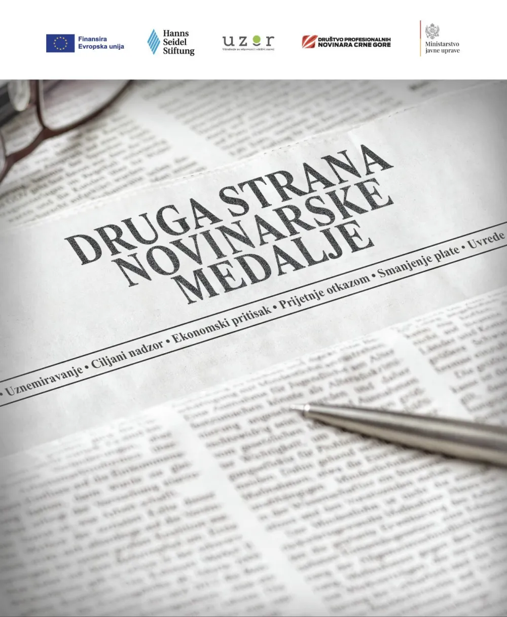 UZOR: Svaki drugi novinar u Crnoj Gori trpi pritiske