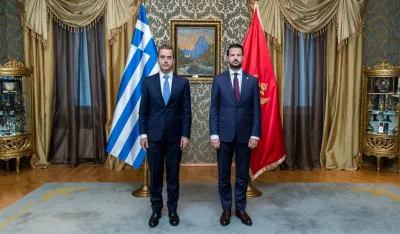 Milatović primio akreditivno pismo ambasadora Grčke