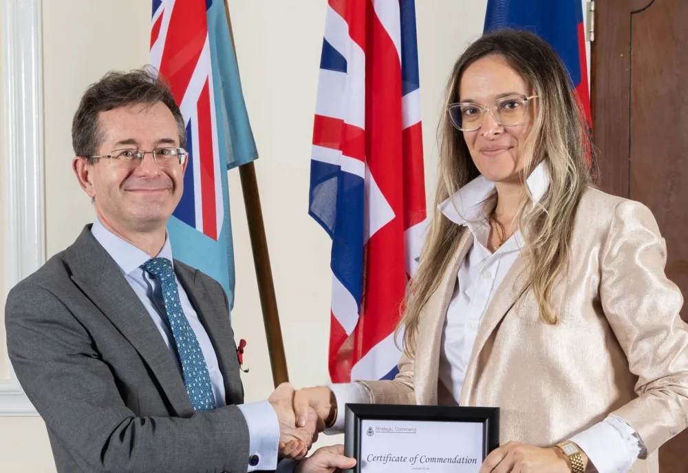 Tijana Durković dobitnica prestižnog priznanja britanskog Ministarstva odbrane