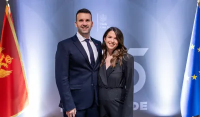 Milojko Spajić sa suprugom