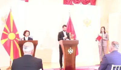 (UŽIVO) Milatović:&nbsp;Crna Gora, zbog određenih postupaka iz sada&scaron;nje Vlade i skup&scaron;tinske većine, klizi ka kompleksnijim odnosima&nbsp;