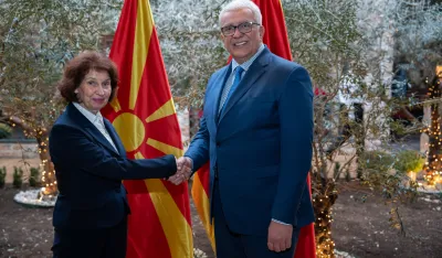 Mandić sa makedonskom predsjednicom: Neraskidive istorijske veze