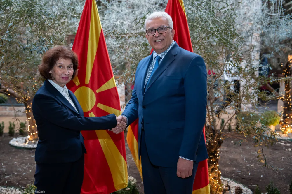 Mandić sa makedonskom predsjednicom: Neraskidive istorijske veze