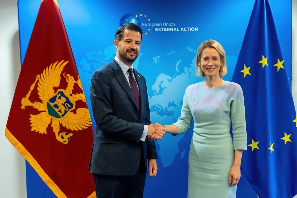 Jakov Milatović i Kaja Kalas