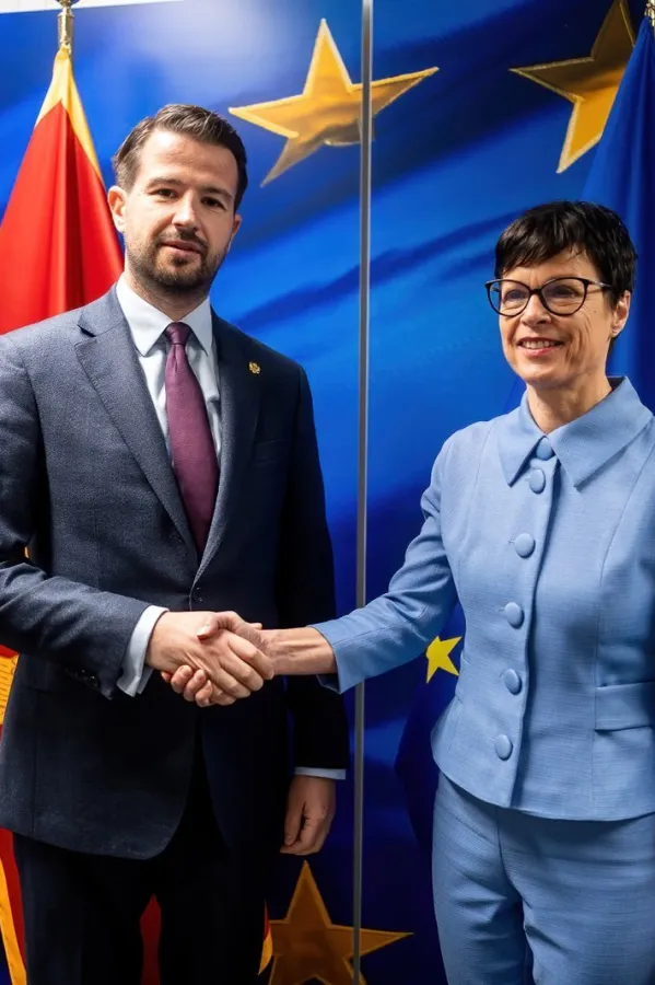 Jakov Milatović i Marta Kos