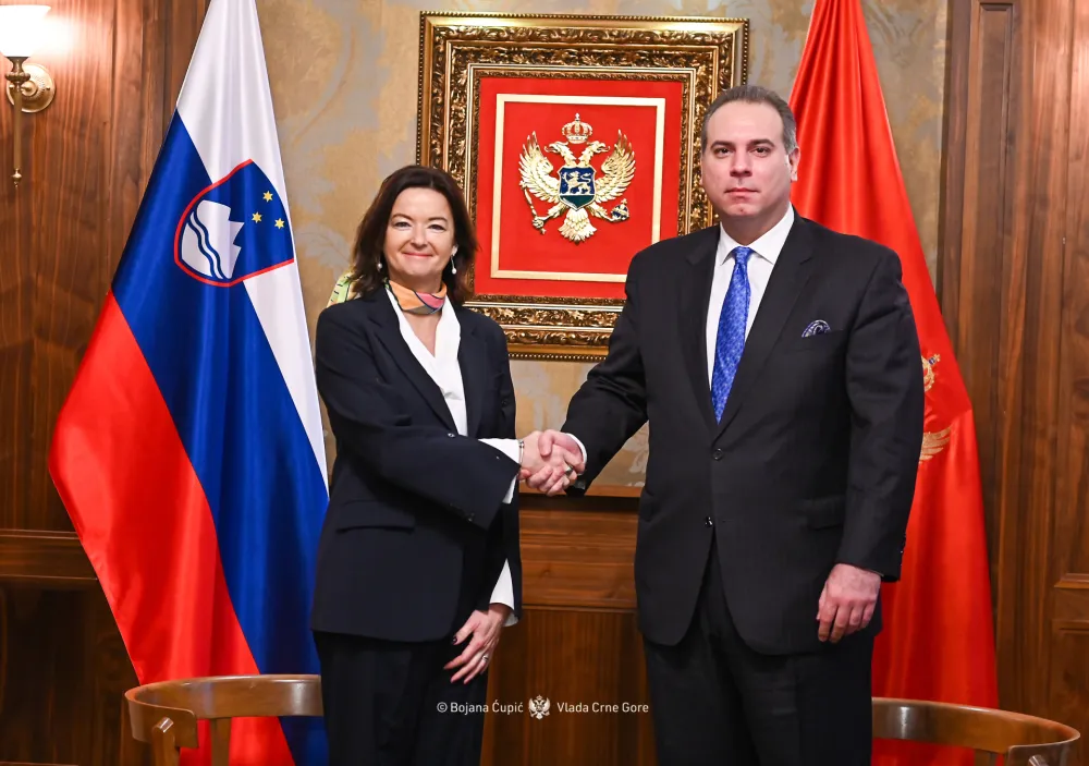 Ivanović sa Fajon: Potvrda prijateljskih odnosa i saradnje između Crne Gore i Slovenije