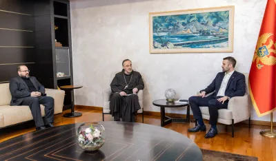 Spajić ugostio kotorskog biskupa: Želimo da zavr&scaron;imo proces restitucije crkvene imovine
