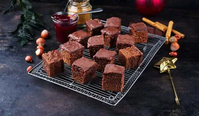Napravite sočne čokoladne kocke s marmeladom