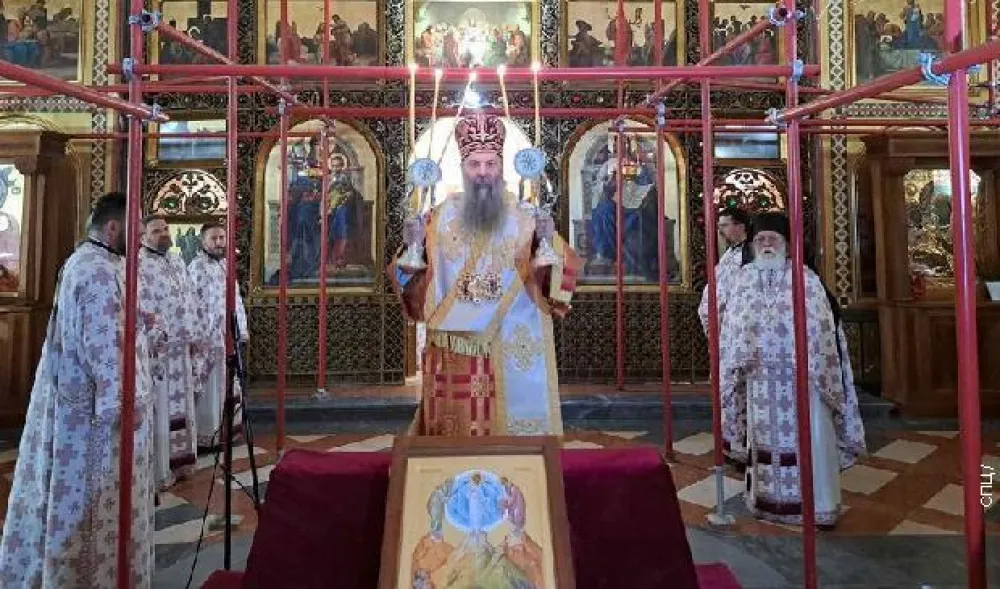 Patrijarh Porfirije služio liturgiju u Zagrebu