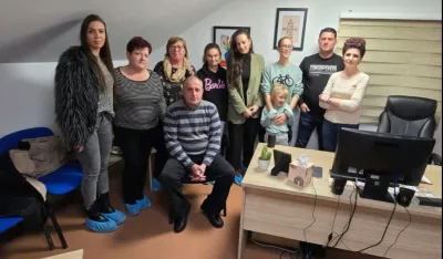 Grupa roditelja korisnika usluga Dnevnog centra u Danilovgradu