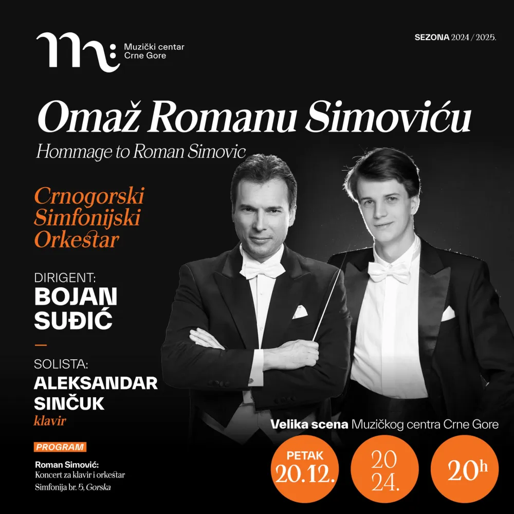 Svira Sinčuk, diriguje Suđić