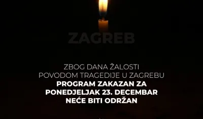 Zbog Dana žalosti, otkazan program Podgoričkog pazara