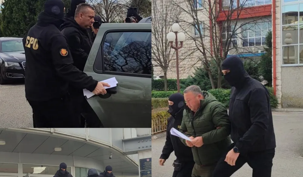 Privođenje uhap&scaron;enih u akciji SPO protiv duvanske mafije
