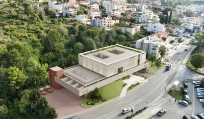 Idejno rje&scaron;enje za policijsku stanicu i vatrogasni dom u Tivtu