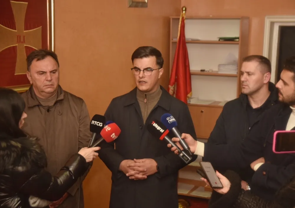 MInistar &Scaron;aranović, press na Cetinju