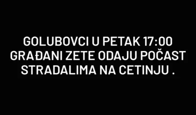 Građani Zete paliće svijeće 