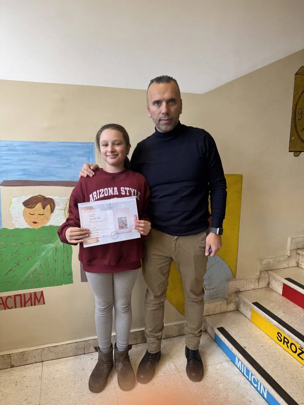 Uspјeh učenice O&Scaron; &bdquo;Oktoih&ldquo; na konkursu u Rusiјi: Drugo mјesto za Sofi