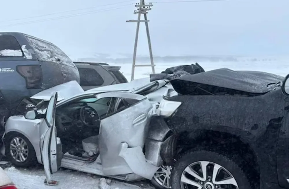 (VIDEO) Lančani sudar u Kazahstanu, slupano 95 automobila