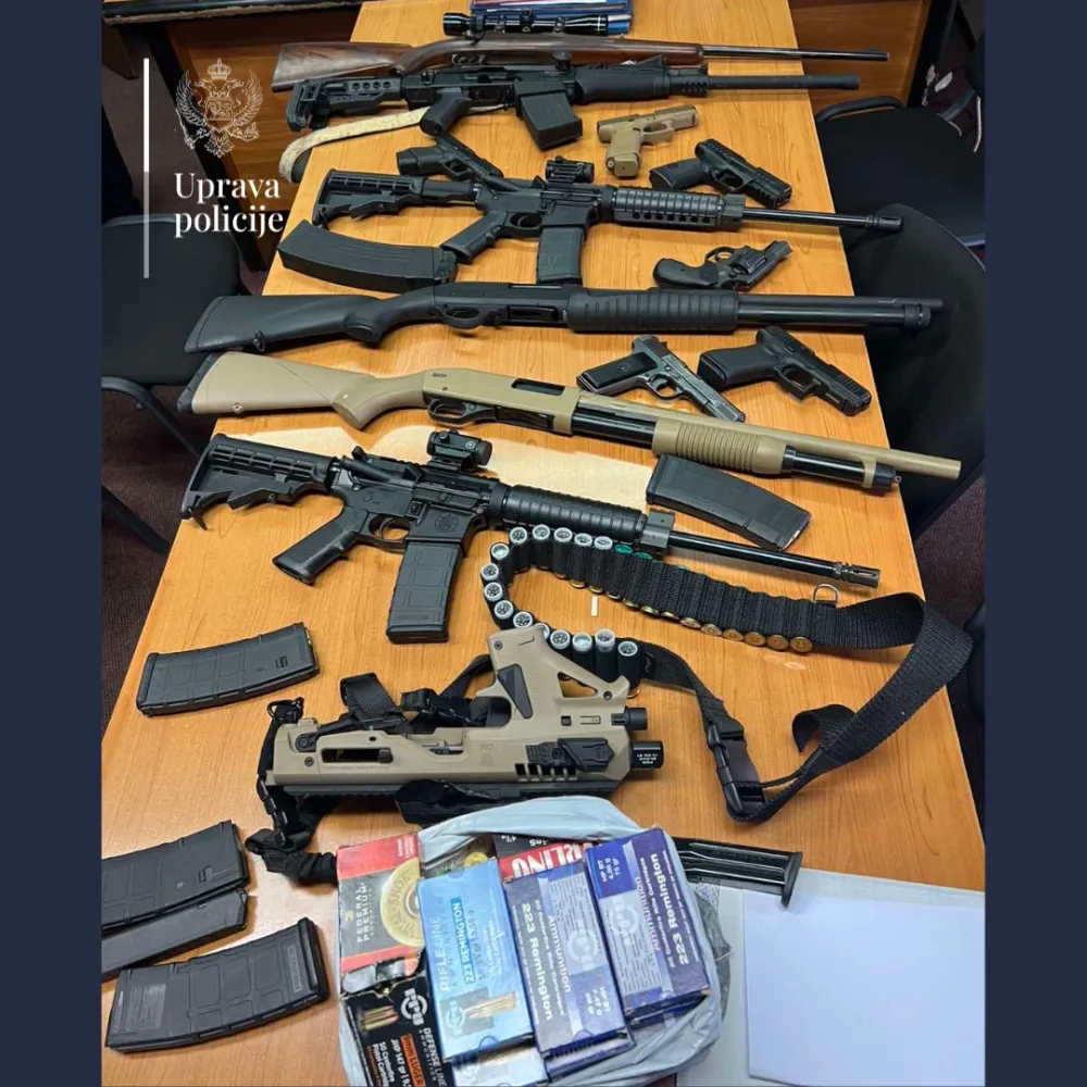 Kod Beranca nađeno &scaron;est pi&scaron;tolja i &scaron;est pu&scaron;aka, biće pokrenut postupak trajnog oduzimanja