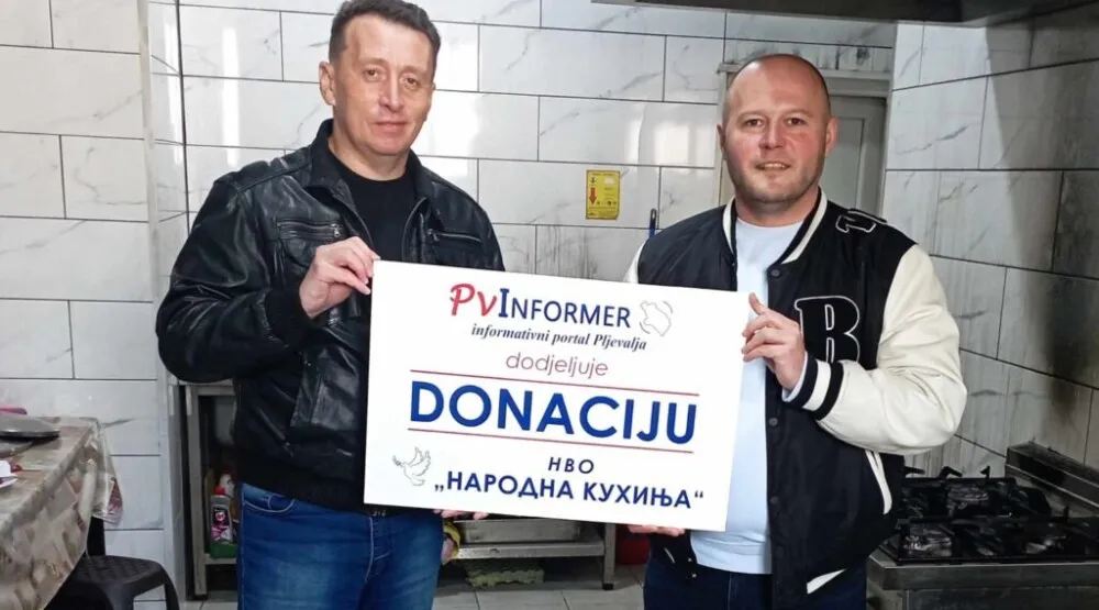 Uručena donacija Narodnoj kuhinji u Pljevljima