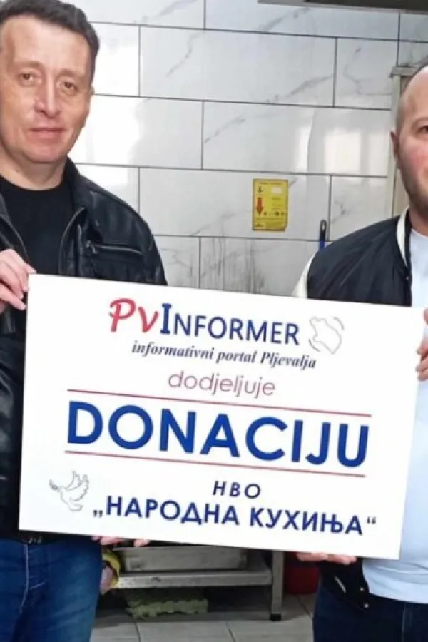 Uručena donacija Narodnoj kuhinji u Pljevljima