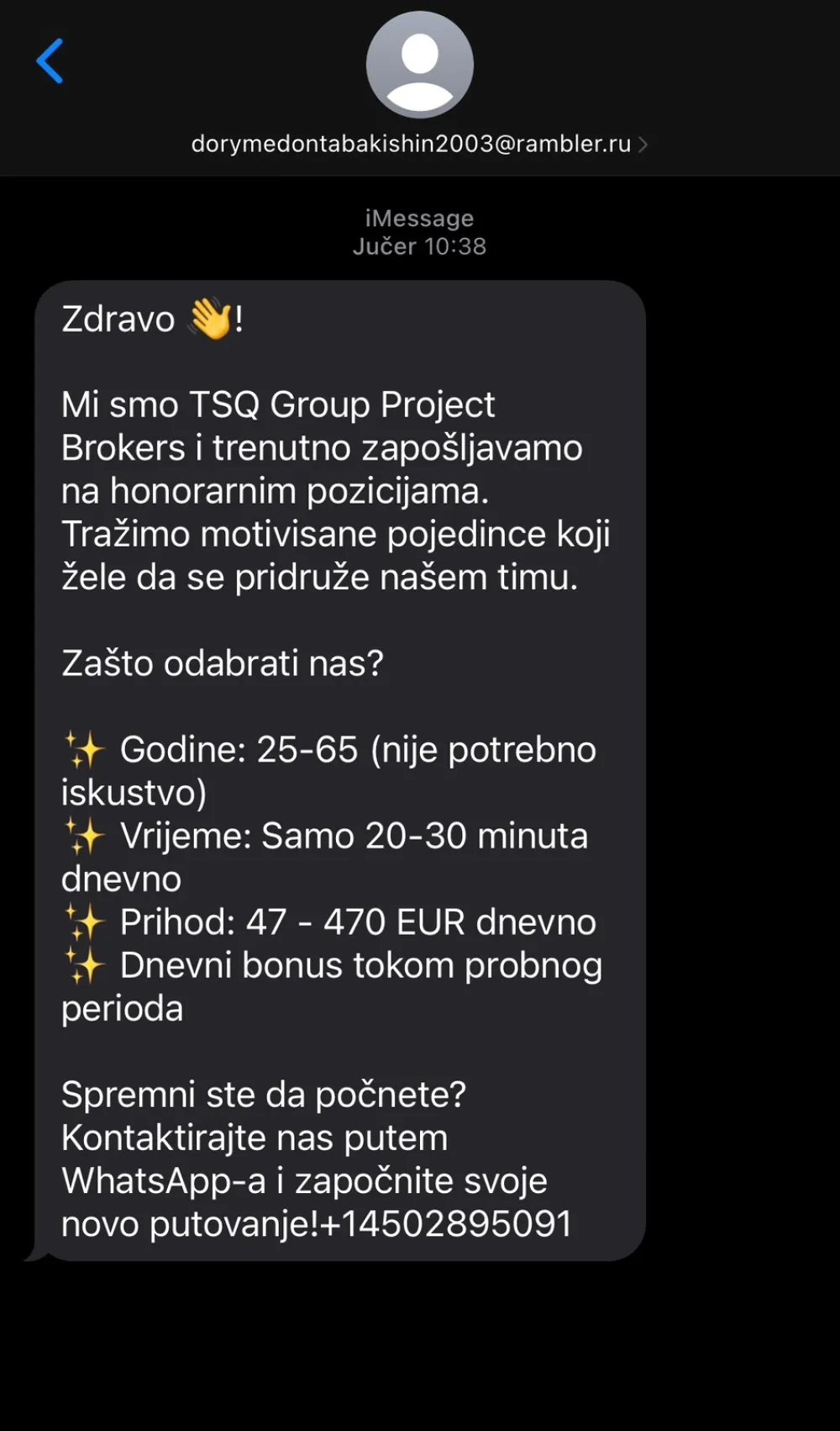 Oprez: Jo&scaron; jedna prevara putem vajber poruka