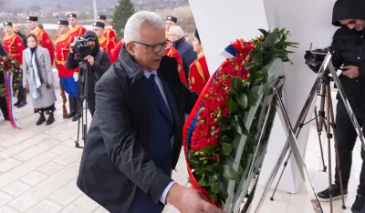 Mandić položio vijenac na spomenik junacima Mojkovačke bitke