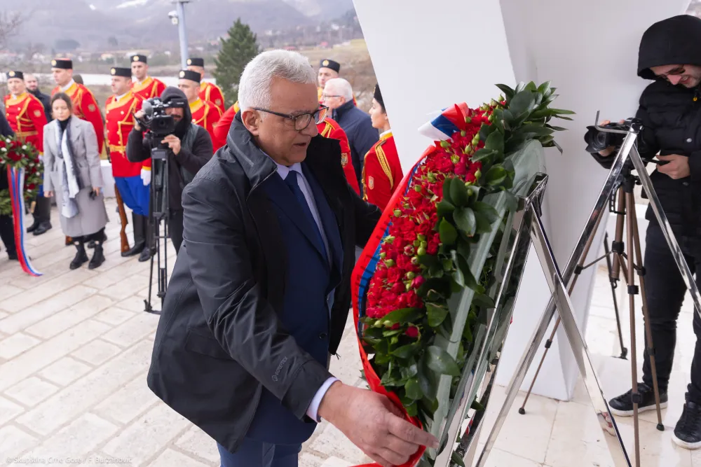 Mandić položio vijenac na spomenik junacima Mojkovačke bitke