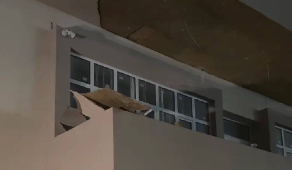 (VIDEO) Na Božić pala fasada sa nove zgrade doma zdravlja koji čeka svečano otvaranje