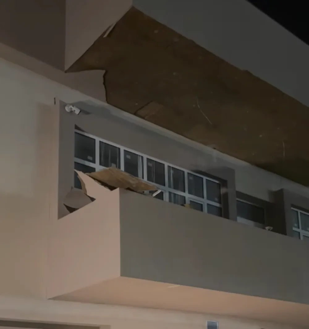 (VIDEO) Na Božić pala fasada sa nove zgrade doma zdravlja koji čeka svečano otvaranje