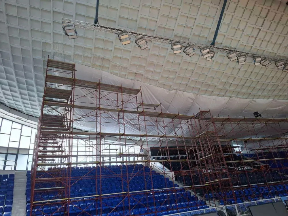 Plafon SC "Morača" obložen za&scaron;titnom mrežom